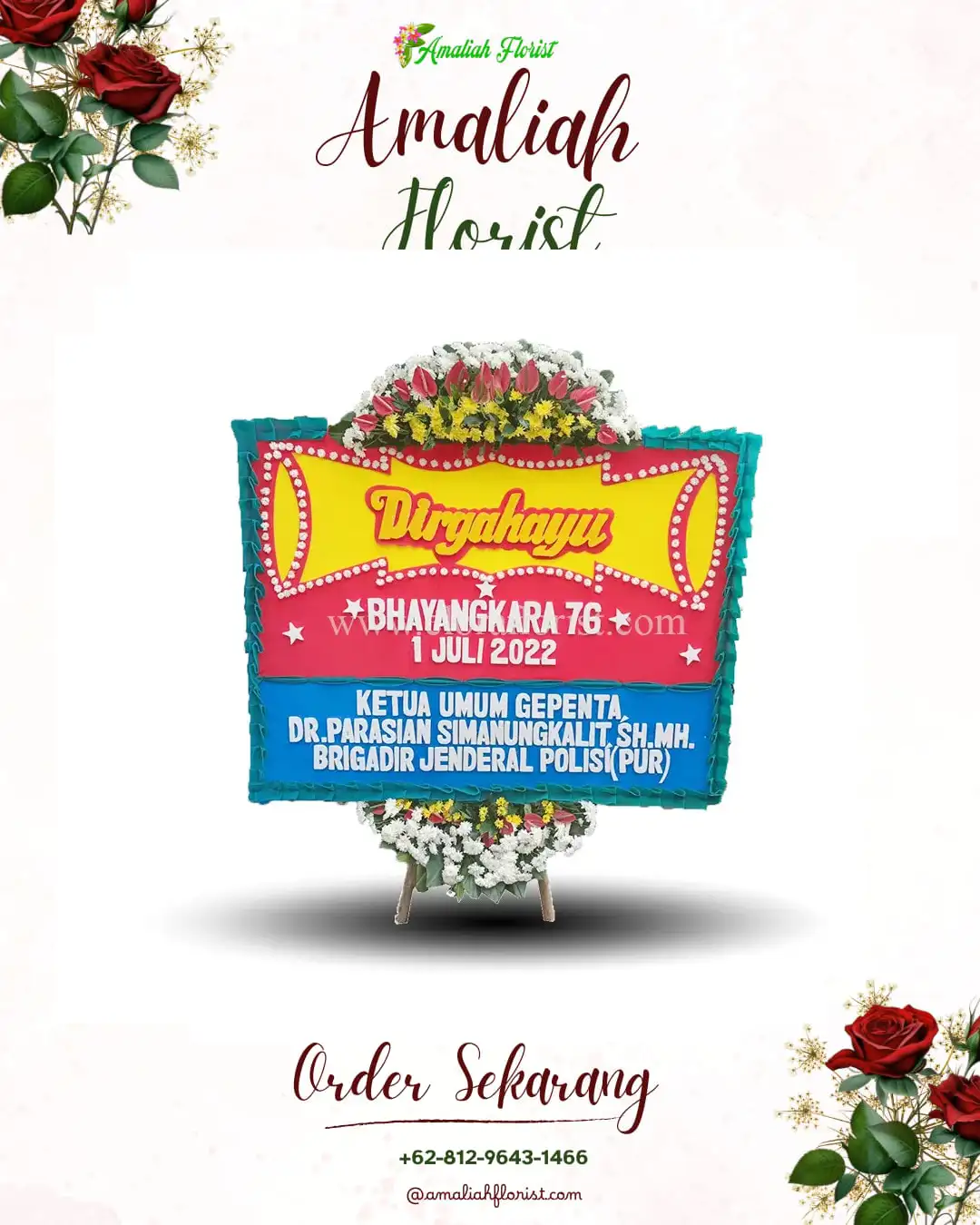 Papan Bunga HUT Ulang Tahun Suro Makmur
